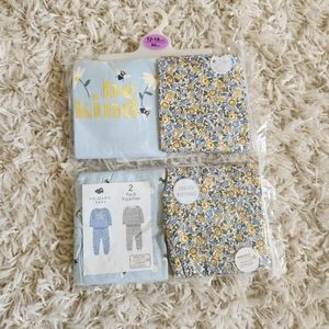 Baby girl 4 piece pajama set